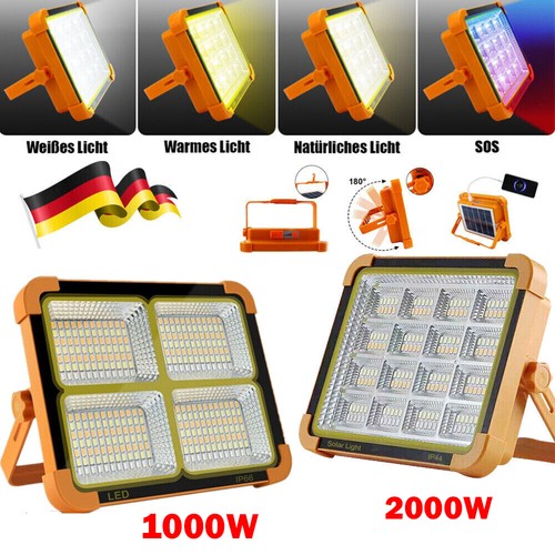 2000w led baustrahler solar - 2000w,