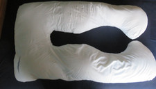 Seitenschläferkissen Stillkissen weich - 140 x 70 - weiß