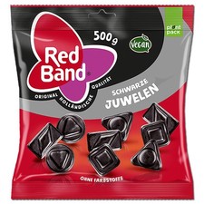 (5,74€/1kg) Red Band schwarze Juwelen, Lakritz, 500g Beutel