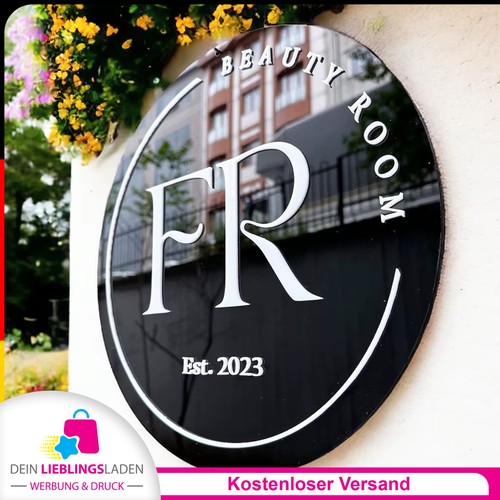 Business logo schild acryl - 3d,