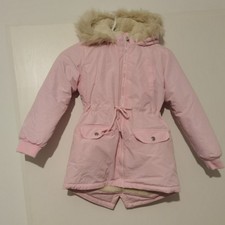 Kinder Jacke mädchen 128 winter Rosa NEU umgetragen Marke J.F.K