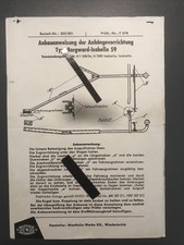 Einbauanleitung Borgward Isabella Anhängevorrichtung AHK Kopie Druck Abzug SW