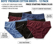 12er Pack Jungen Slips