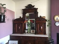 Antikes Jugendstil Buffet Nussbaum Einzelstück, signiert,