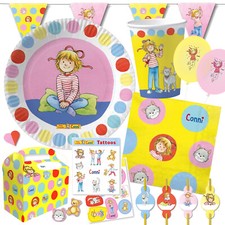 MEINE FREUNDIN CONNI Geschirr Deko Kindergeburtstag Kinder Geburtstag Party Set 
