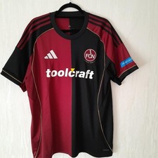 Original adidas Heim Trikot 1.FC Nürnberg Rot/Schwarz 2025/26  Gr. 128- 3XL