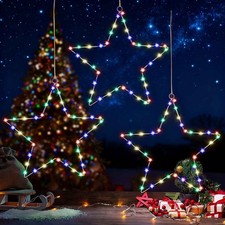 3 Stück LED Weihnachtsstern
