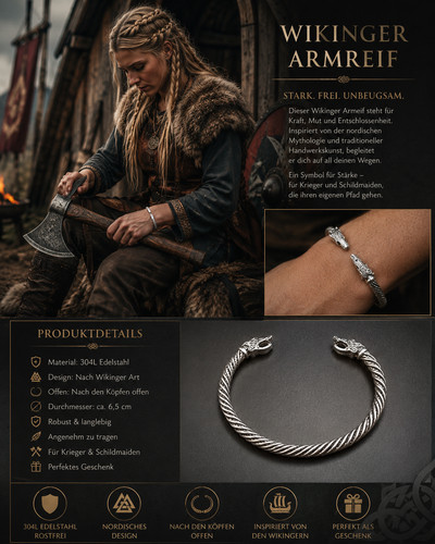 Wikinger armreif stärke - wikinger,