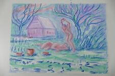 Wilhelm Klußmann Aquarell