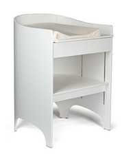 Leander Wickeltisch inkl. Wickelauflage + 2x Leander Handtücher, weiss