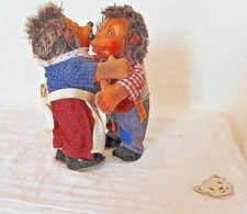 Steiff Mecki 7627/17 und Micki 7628/17 auffälliges Äußeres 17cm süsses Paar