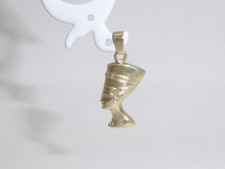 8K Gold 333 Gelbgold Nofretete Anhänger für Halskette 6847