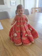 CELLBA Puppe,Stehpuppe,Zelluloid,20 cm,antik