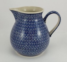 B-Ware Bunzlauer Keramik Krug, Kanne, Blumenvase, Milchkrug; 0,75Liter (D023-63)