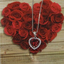 Herz Rubin Synth. Stein