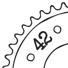 Kettenrad 42 Zähne Kawasaki