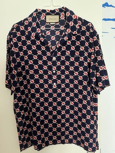 Gucci hexagon silk crêpe - gg,