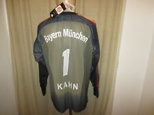 FC Bayern München Adidas Torwart Trikot 2003/04 "-T---" + Nr.1 Kahn Gr.M- L Neu