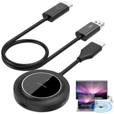 TVPeCee Wireless HDMI-Funk-Adapter mit Sender und Empfänger, 1080p, 5 GHz