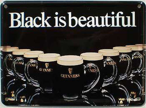 Mini blechschild guinness - mini-blechschild,