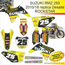 Aufkleber komplett Suzuki RMz 250 2010 2018 Replica Desalle Rockstar