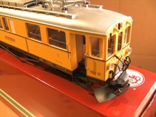 Märklin/LGB  21392 RhB  Museum-Triebwagen, gelb, mit DCC-Schnittstelle. digital