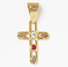 Kreuz Anhänger 18 Karat 750