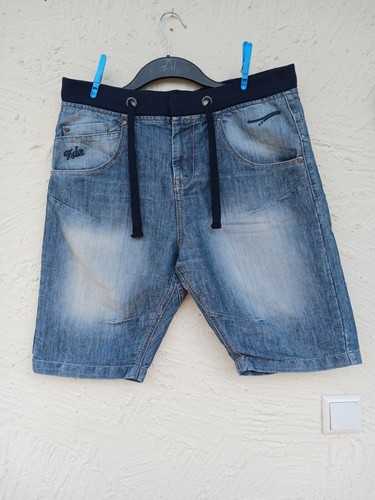 Fishbone jeans short - jeans, sommer