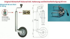 Stützrad mit halterung - mit,