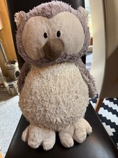 NICI Eule XXL grau hellgrau