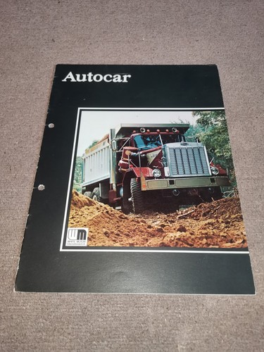 Prospekt werbung autocar lkw - prospekt,