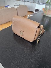 Tory Burch Damen Handtasche Umhängetasche Leder Braun