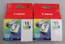 2 OVP Twin-Pack Canon BCI-15 BCI-15C Color für Pixma i70 i80 iP90 iP90V