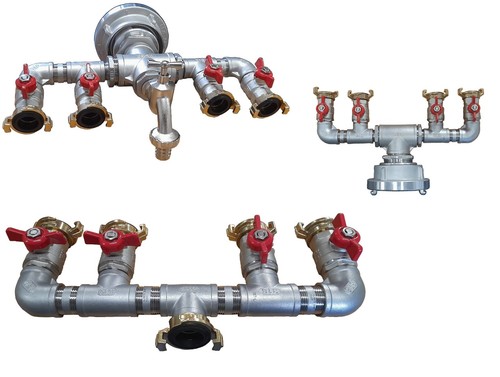 Verteiler für standrohre und - verteiler,