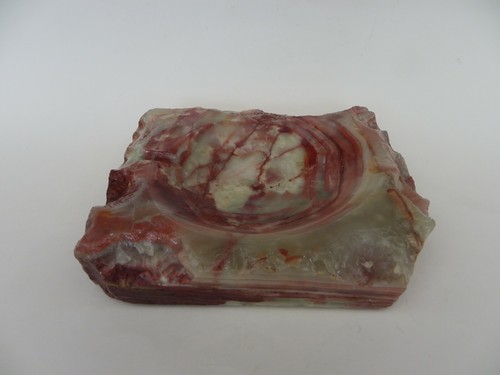 Vintage onyx aschenbecher - aschenbecher,, 5"