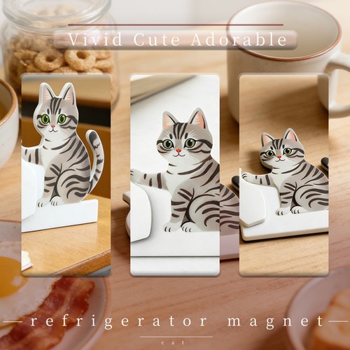 Magnet vase katze schnurrhaar - magnet,