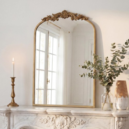 Wandspiegel vintage barock - wandspiegel,