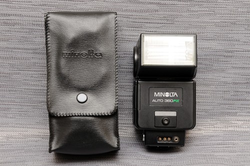 Minolta auto 360x blitzgerät - minolta,