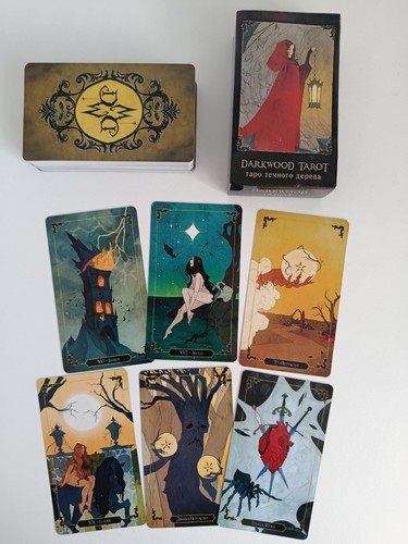 Tarot karten deck neu darkwood - deck,