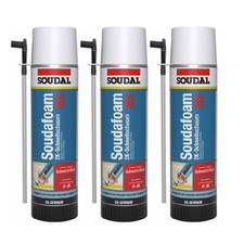 3x Soudal Soudafoam 2K