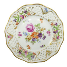 Schumann Bavaria Dresden Retikulierte Fahne Teller flach 17 cm KS-2252
