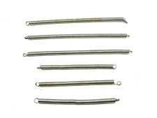 Edelstahlfedern Spannfeder Gasmaske deutsche Wehrmacht 2. WK  55-75 mm 6 Stück