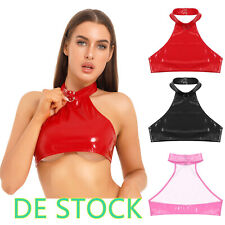 DE~Damen Wetlook Crop Top