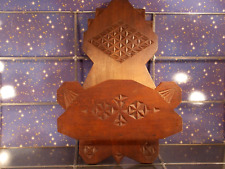 antik Wand Ablage Regal Post  Brief halter Zeitungs ständer Art Déco um 1930