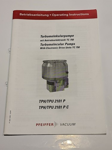 Betriebsanleitung pfeiffer - betriebsanleitung,