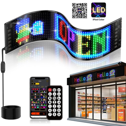 Led auto display laufschrift - led,