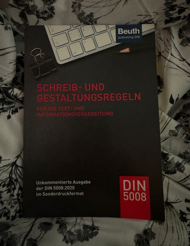 Beuth din 5008 - beuth, schreib-