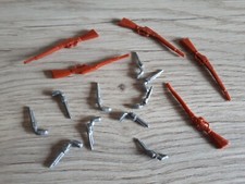 Timpo - 15 Stück Waffen,  je 5 Revolver(Soldaten und Cowboys) und Gewehre 