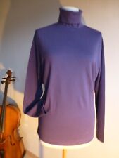 Peruvian Connection, Rollkragenpulli, gr. L, Lila, Baumwolle.
