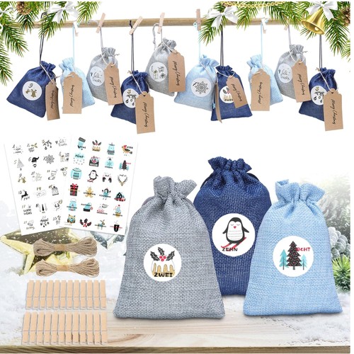 Adventskalender säckchen - adventskalender,